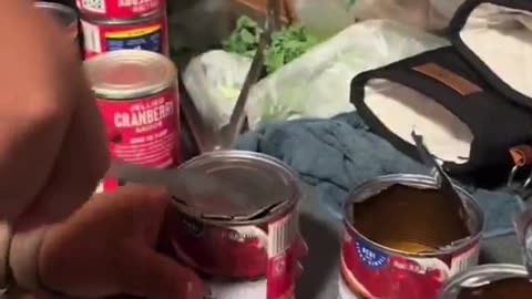 Opened up Ocean Spray cranberry sauce and all they got was water.