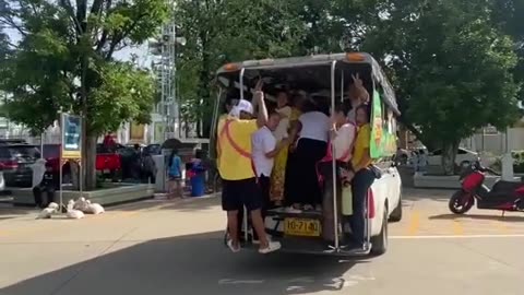 ถึงบ้านแล้วคร่า โมทนาบุญจิตอาสาทุกๆท่านค่ะ จิ๊กโก๋หลวงแพ่ง😂🤣🙏😂