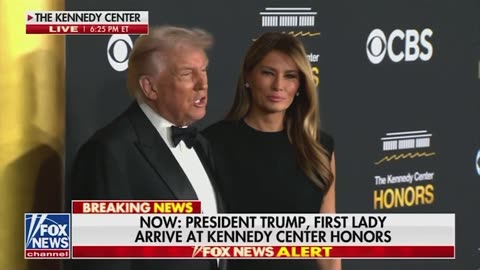 Trump ROASTS Jimmy Kimmel at Kennedy Center Honors Red Carpet