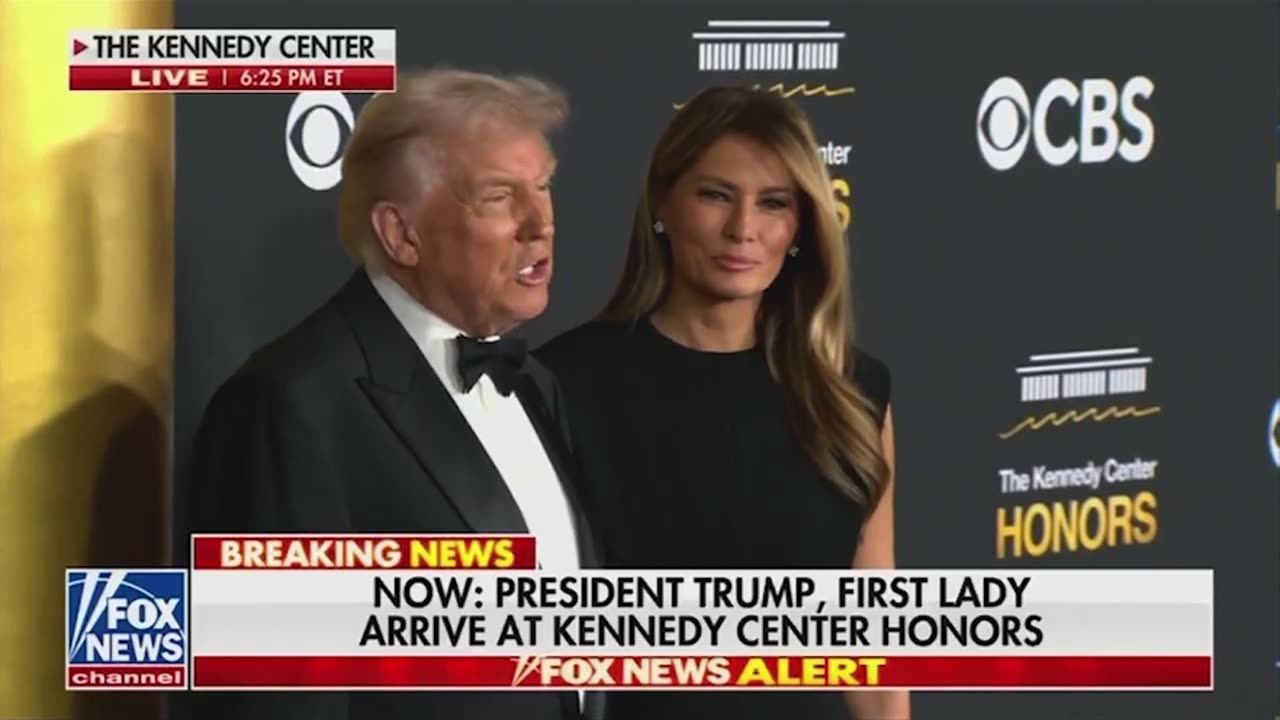 Trump ROASTS Jimmy Kimmel at Kennedy Center Honors Red Carpet