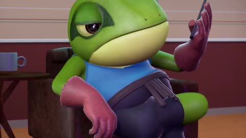 Close your tabs, frog.