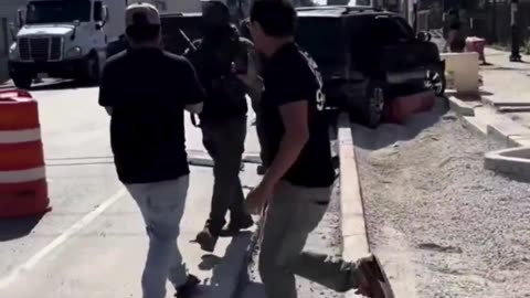 BREAKING: This is the video where Marimar Martinez, aka La Maggie, rammed a white DHS vehicle