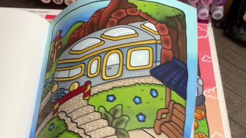 Cozy Corner Coloring Book Flip-Through 🍂 | Relaxing Coloring Video for Stress Relief & Mindfulness