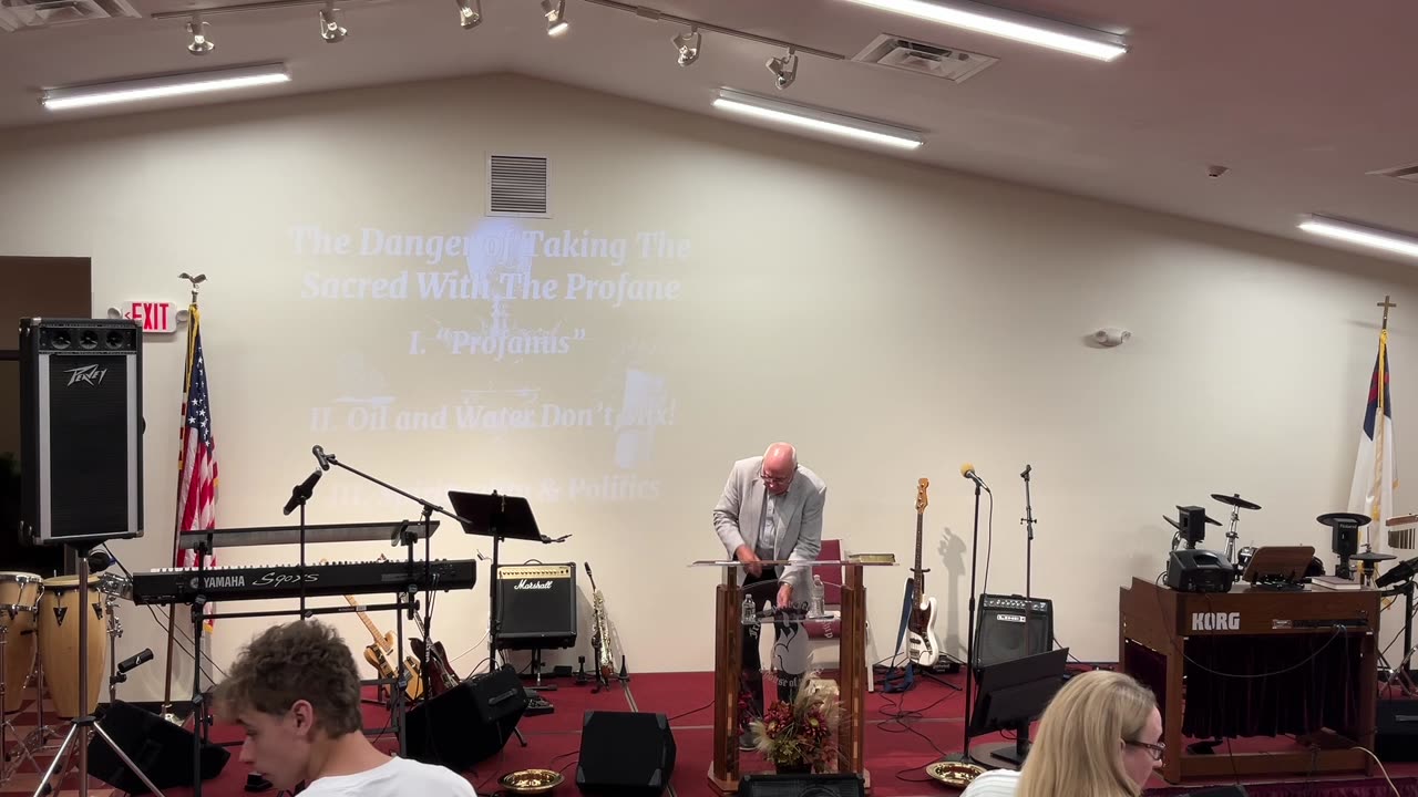 “The Danger of Taking the Sacred with the Profane.”