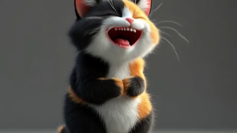 Giggle snort - Cat Laughing