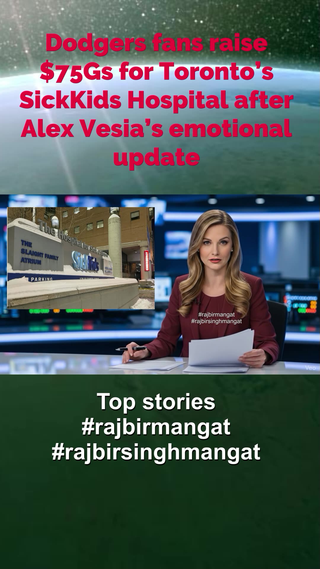 Dodgers fans raise $75Gs for Toronto’s SickKids Hospital after Alex Vesia’s emotional update