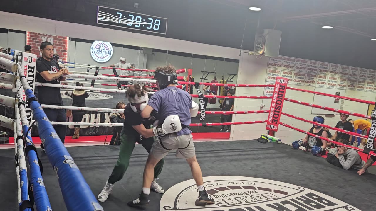 Joey sparring Michael 2. 10/23/25