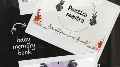 Povestea noastra: Jurnalul primului an de viata, baby memory book #gemeni #mamadegemeni💙♥️😍
