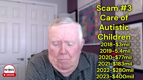 THE PAT WHITE SHOW discusses massive billion dollar welfare fraud in Minnesota