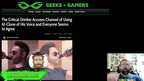 Critical Drinker Accuses Channel For Using AI Voice Of Himself