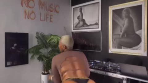 Twerking with my panties On.