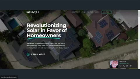 The REACH Solar Profile Discussion With Mr. Rick Pruitt 3