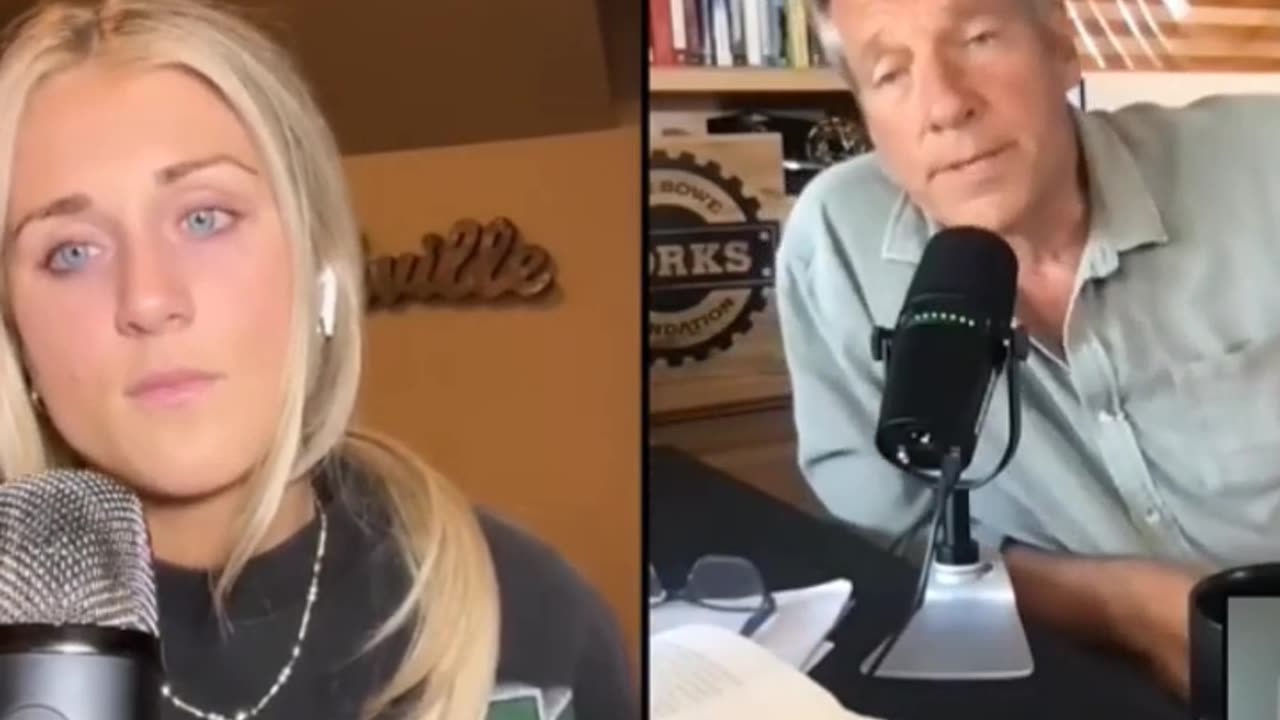 Riley Gaines talks to Mike Rowe part 13 of 18 -- Go time! Riley Gaines speaks up!