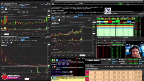 LIVE Day Trading the Stock Market