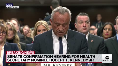 RFK Jr. delivers opening statement in confirmation hearing for HHS