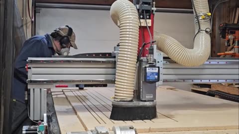 JigCut #cnc #automation #woodworking #manufacturing #dustcollection