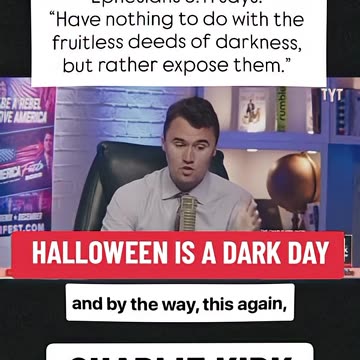 Charlie Kirk - Halloween is Evil