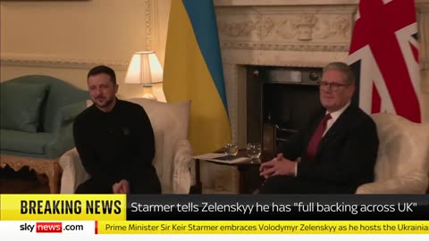 BREAKING: Starmer tells Zelenskyy UK 'stands with you' following Trump row