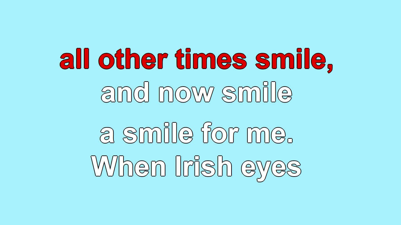 When Irish Eyes are Smiling (1912)