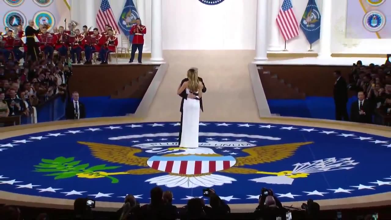 01/20/2025 President Trump and First Lady Melania Trump First Dance