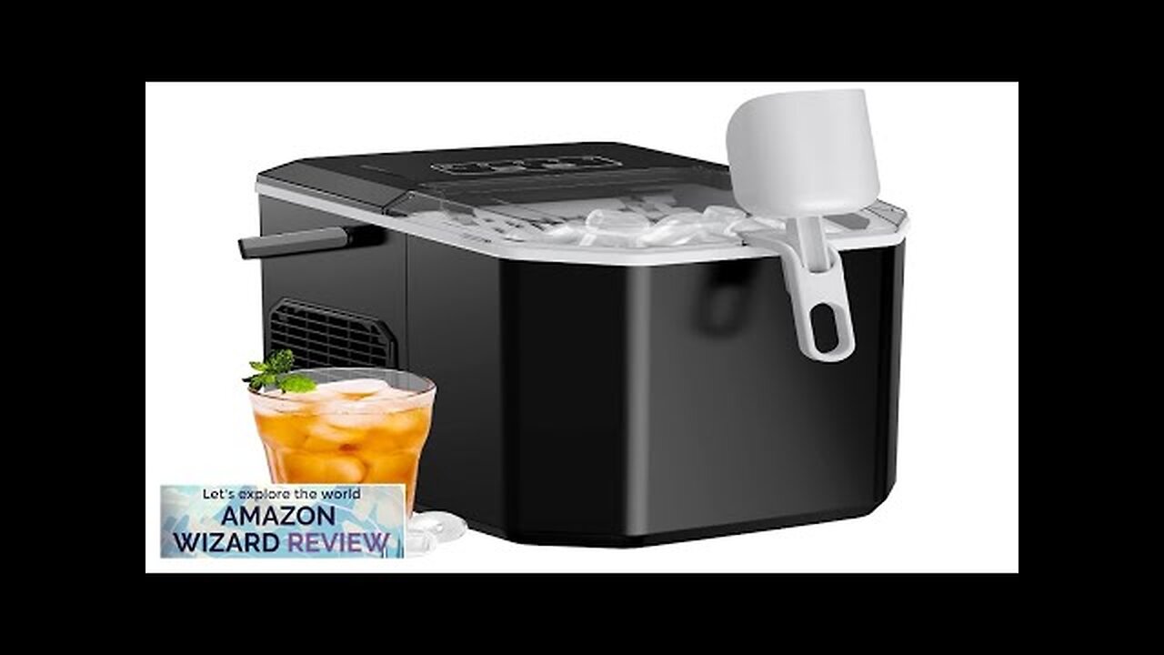 Silonn Ice Maker Countertop Portable Ice Machine with Carry Handle Self-Cleaning Ice Review