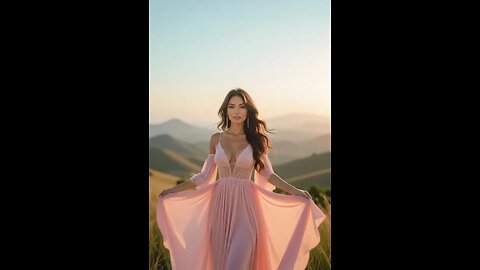 Pastel Pink Chiffon Dress