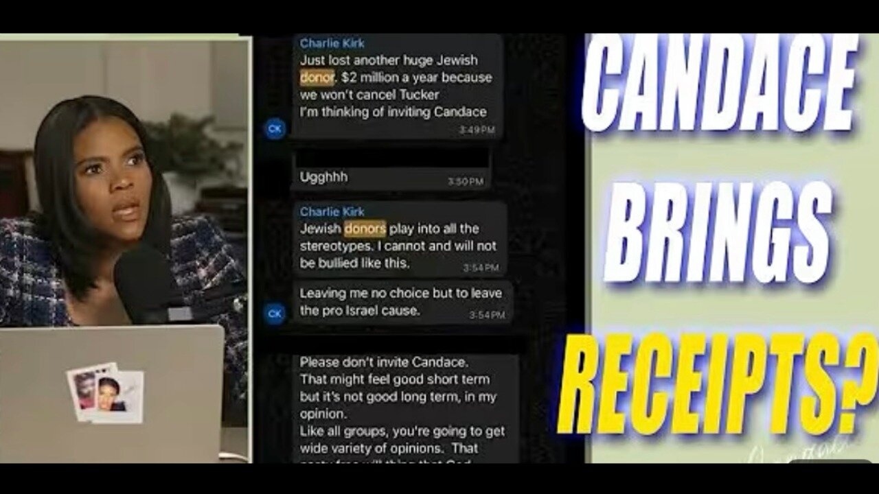 The Plot Has Thinken Candace Owen's Brings Receipts | My Thoughts