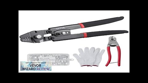 VEVOR Wire Rope Crimping Tool and Cutter Up To 2.2mm Wire Cable Review