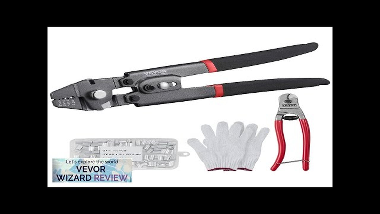 VEVOR Wire Rope Crimping Tool and Cutter Up To 2.2mm Wire Cable Review