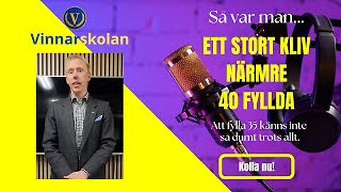 Så har man tagit ett stort kliv närmre 40 fyllda