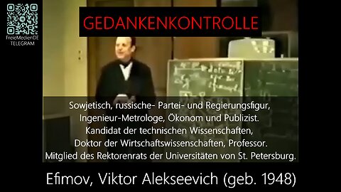 Efimov, Viktor Alekseevichs vorzügliche Lehrstunde in Gedankenkontrolle
