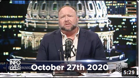 Alex Jones Details The Podesta War Game Plan In 2020