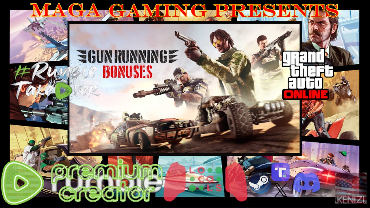 Rockstar Newswire, then GTAO - Gun Running Bonuses Week: Thursday