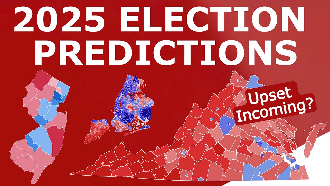 FINAL 2025 Election Predictions (Virginia, New Jersey, & More!)