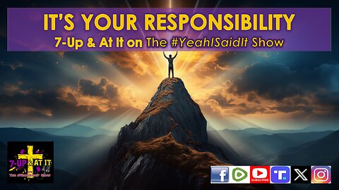 WORD OF THE DAY: EZRA 10:4 - IT'S YOUR RESPONSIBILITY