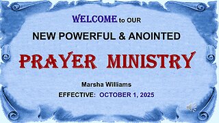 Prayer Ministry