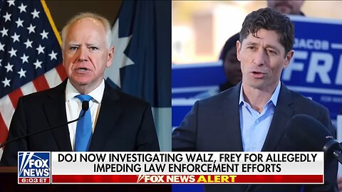 Tim Walz BLASTS DOJ investigation: 'AUTHORITARIAN TACTIC'