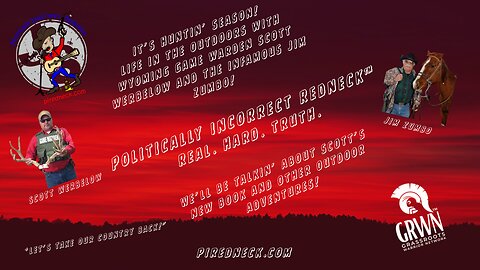 Episode #6 “LIVE” Nov.4, 2025 @ 5:00 PM EST! w/ Wyoming Game Warden Scott Werbelow & Jim Zumbo!
