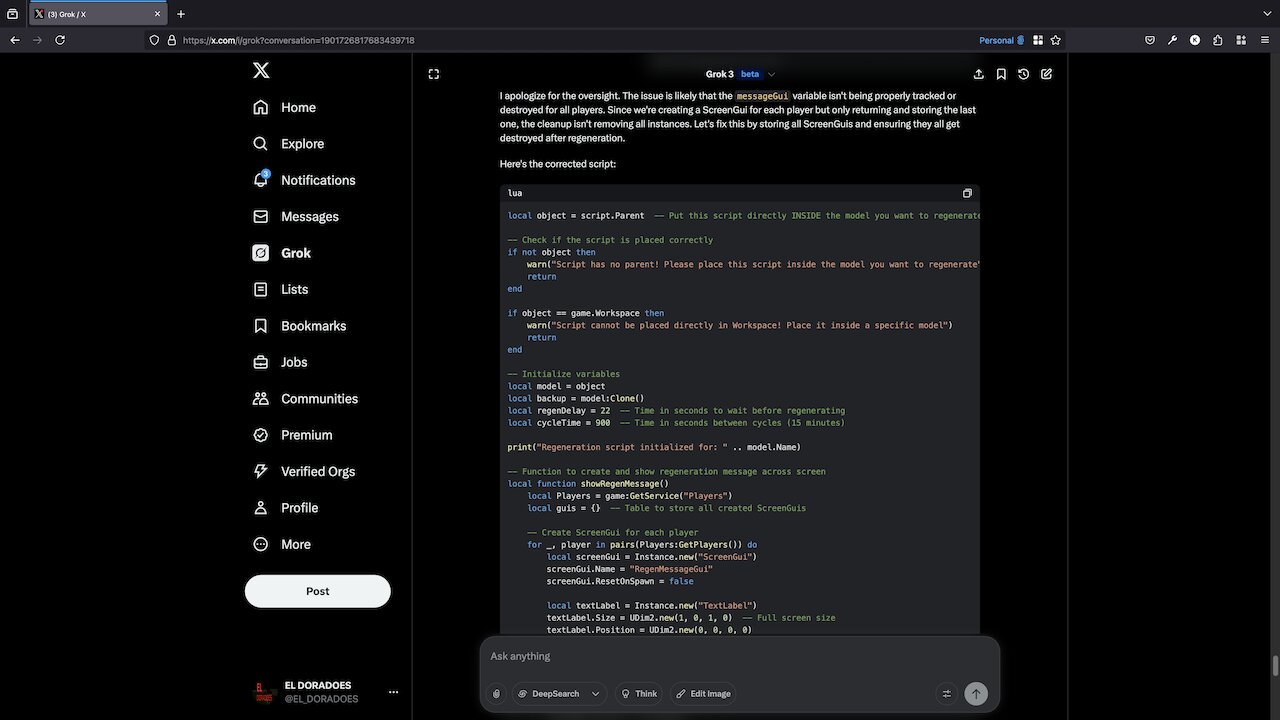 (FINAL VERSION) Reading My Thank You Letter To "Elon Musk" For "GROK" While Not Drowsy LIVE