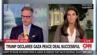 Jake Tapper Reacts to Trump’s Israel and Hamas Announcement By Refusing to Call It a Peace Deal