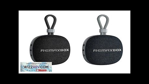 REMAX RB-M16 bluetooth Speaker Portable Speaker Composite Diaphragm Unit TWS 12H Playback Review