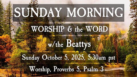 🌞 SUNDAY MORNING ✝️