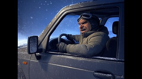 Driving through Storm JETT