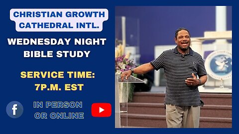 C.G.C. Wednesday Night Bible Study (October 15th 2025)