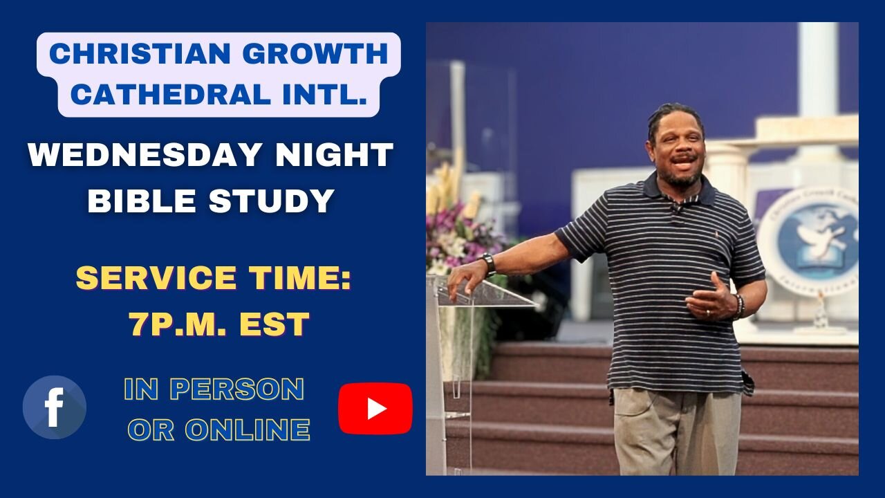 C.G.C. Wednesday Night Bible Study (October 15th 2025)