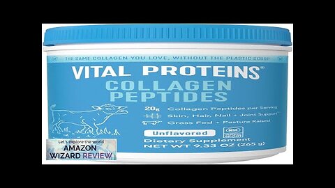 Vital Proteins Collagen Peptides Powder Promotes Hair Nail Skin Bone and Joint Review