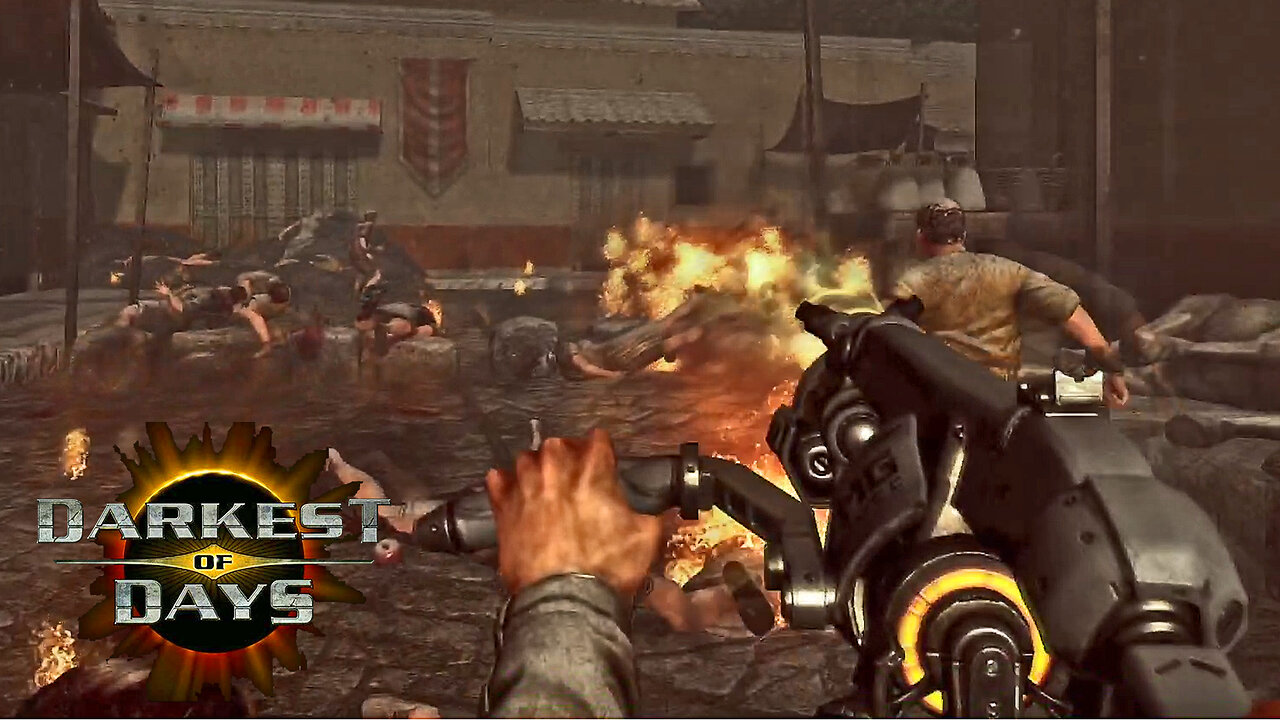 They Gave Me A FUTURISTIC FLAME THROWER! Darkest of Days END