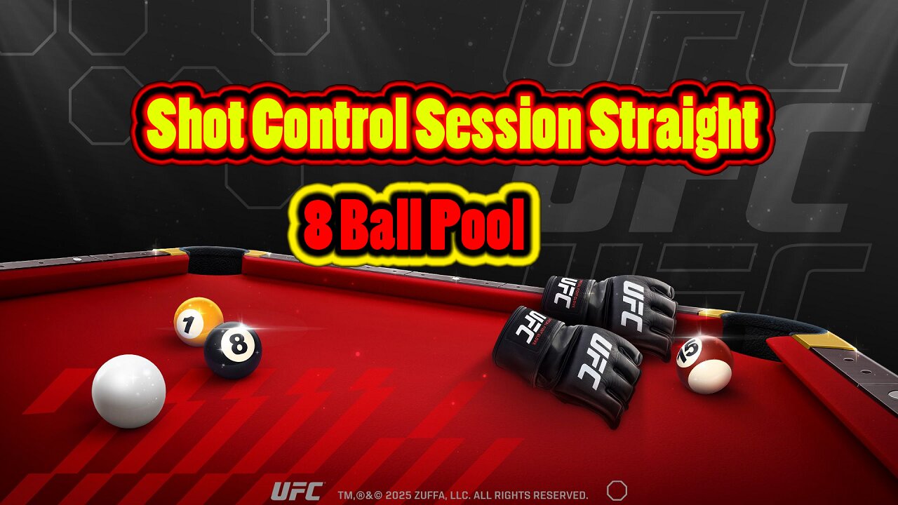 🎱 Shot Control Session – Straight Gameplay 8 Ball Pool