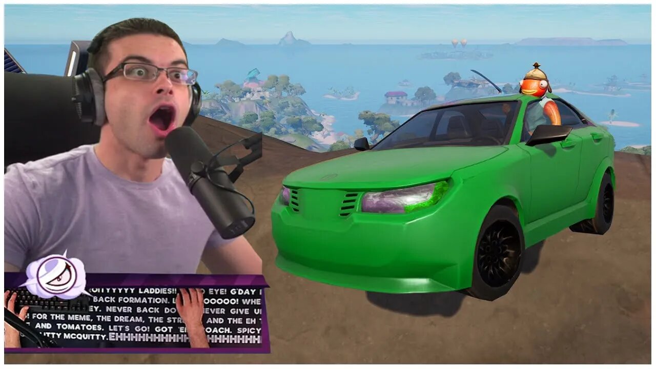 When Nick Eh 30 Took On a Car in Fortnite 👀
