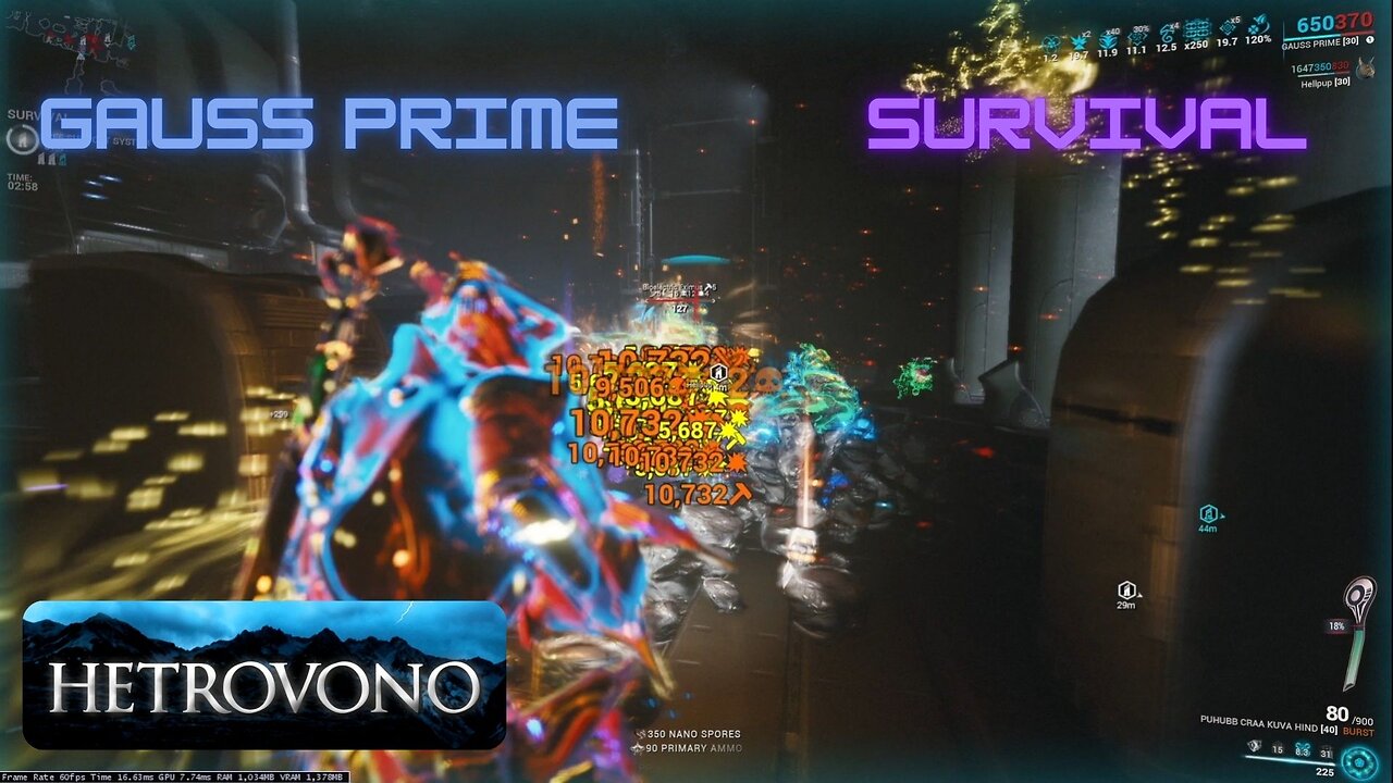 [Warframe] Gauss Prime Survival